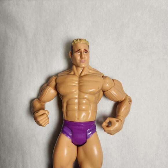 WWE Rene Dupree W/ Knee Pads 7" Wrestling Figure 2003 Jakks Pacific Pre-owned - Picture 2 of 9